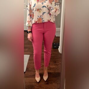 White House Black Market pink dress pants size 6